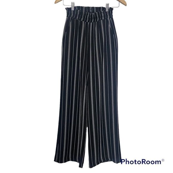 Suite Benedict made in Italy striped high waisted wide leg pants - Picture 1 of 12
